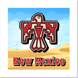 New Mexico - Thunderbird Posters and Art